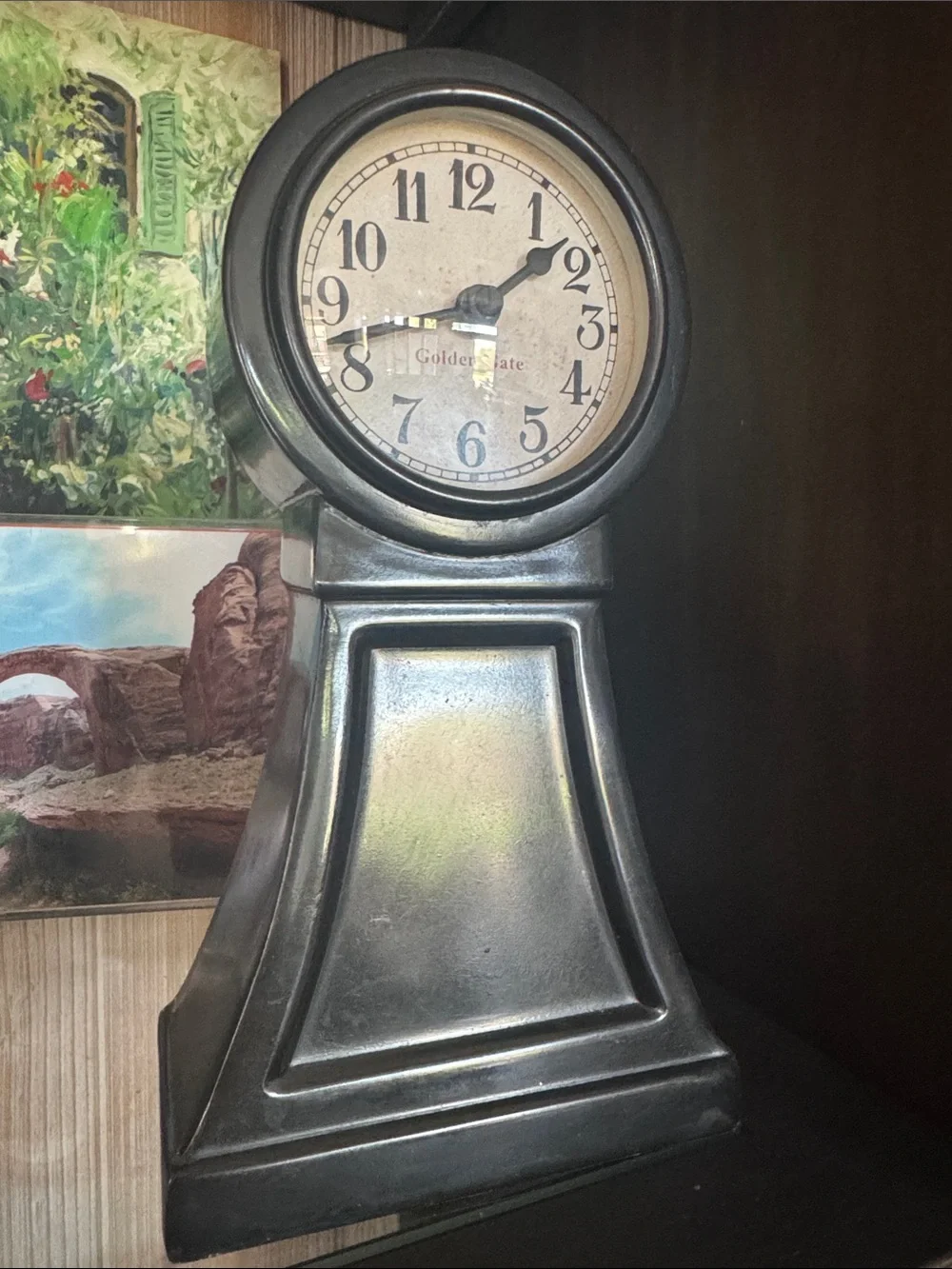 Pottery Barn Retired Mantel Clock - Classic Home Wall Decor